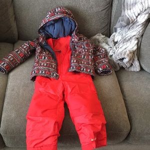 Columbia coat and bibs